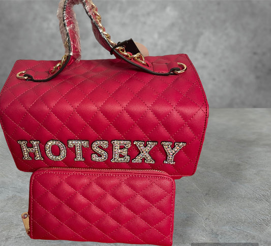 Hot sexy Diamond purse set